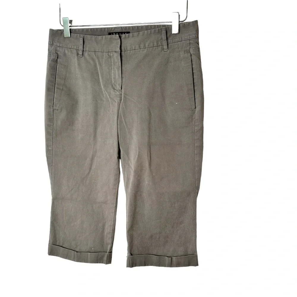 Theory Bermuda Cotton Shorts Size 6